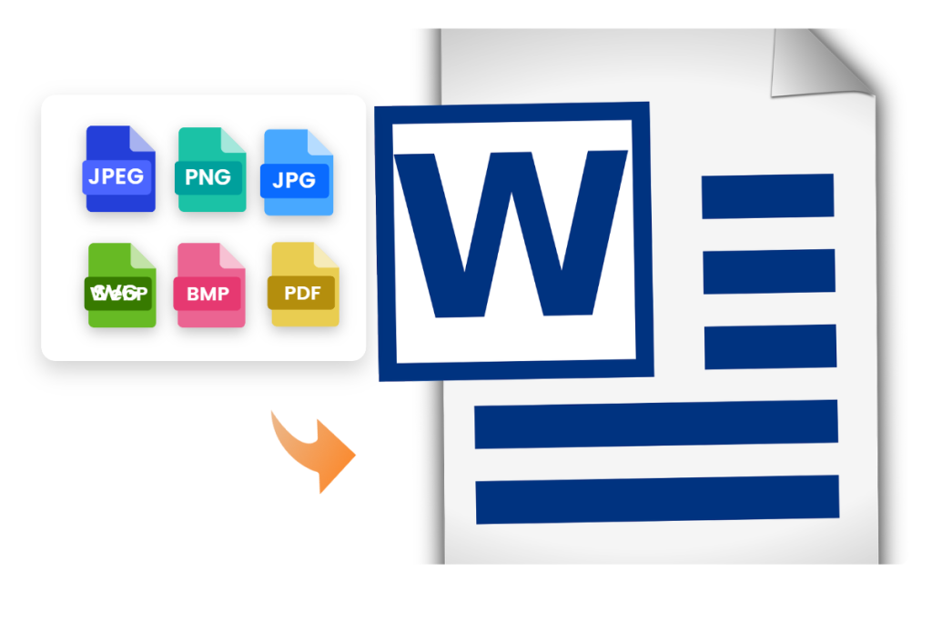 convert all kinds formats of images to word
