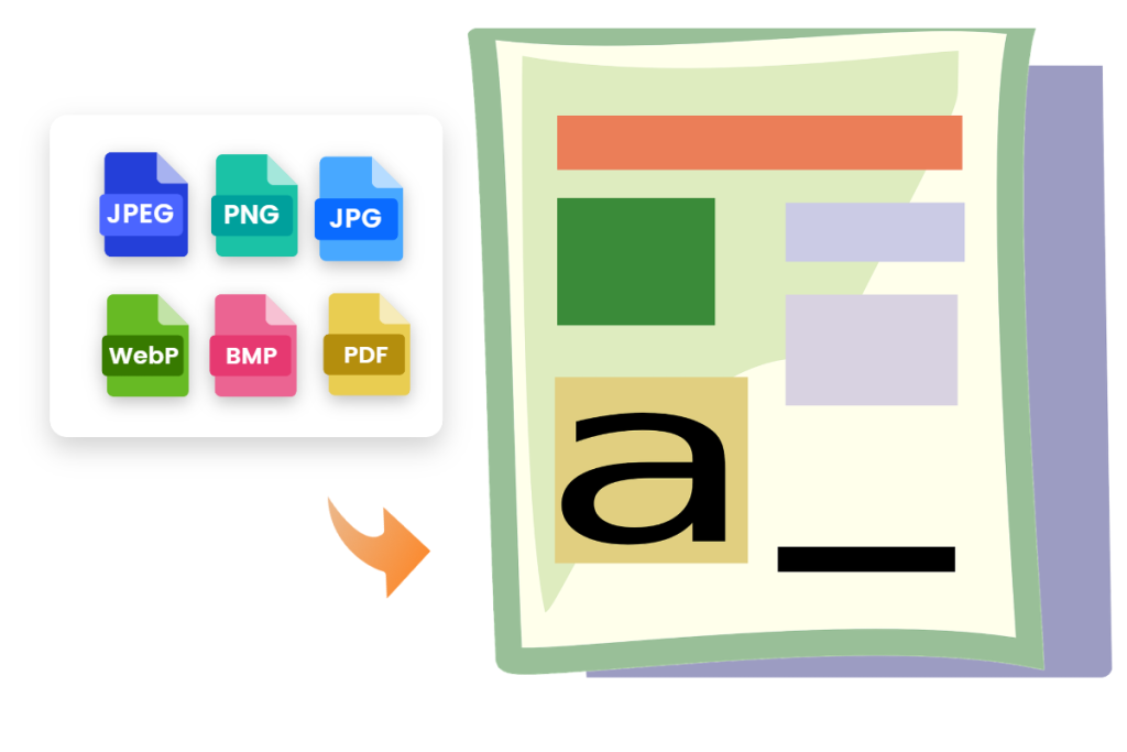 convert images into searchable text